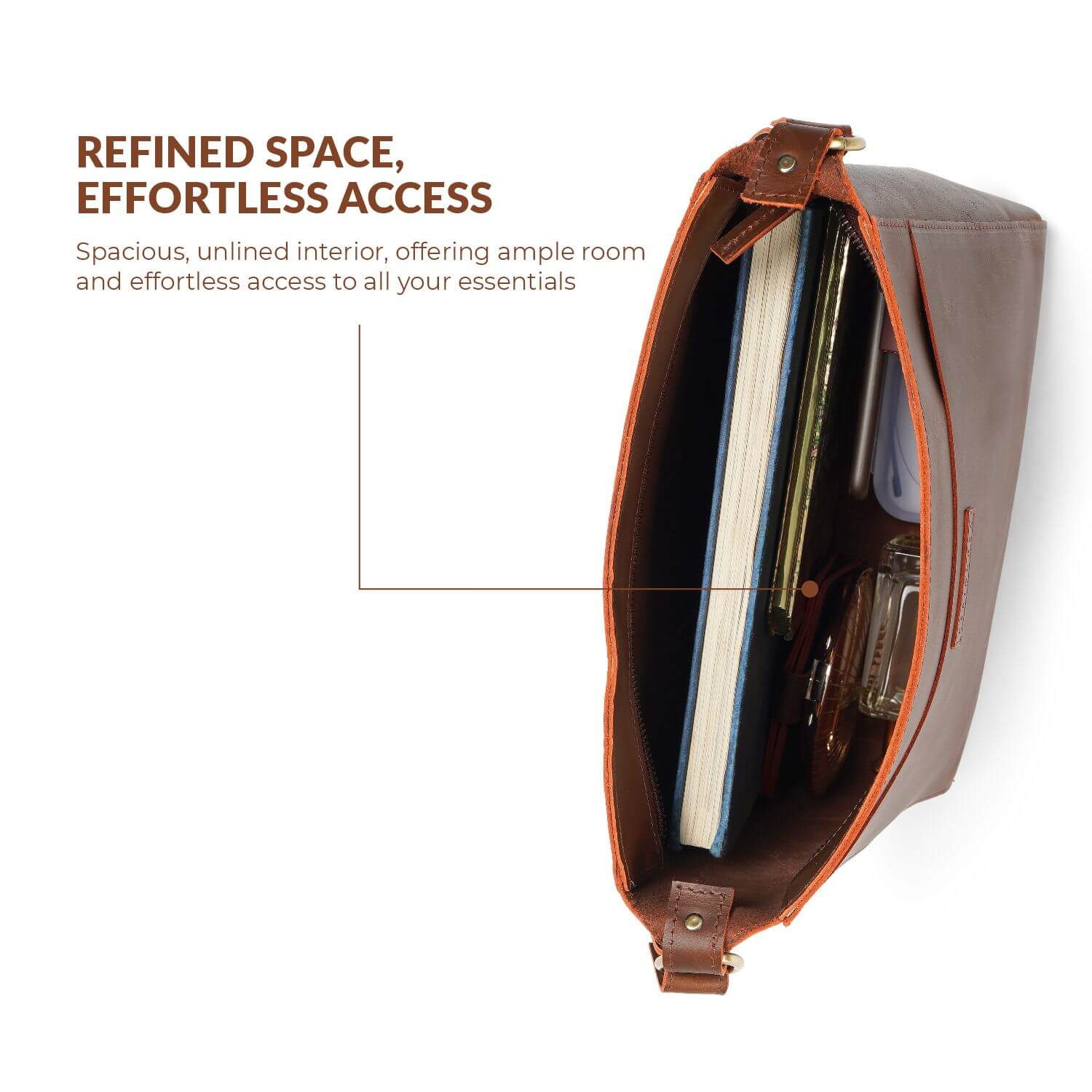 Lisbon Triangle Shoulder Bag | | Brown