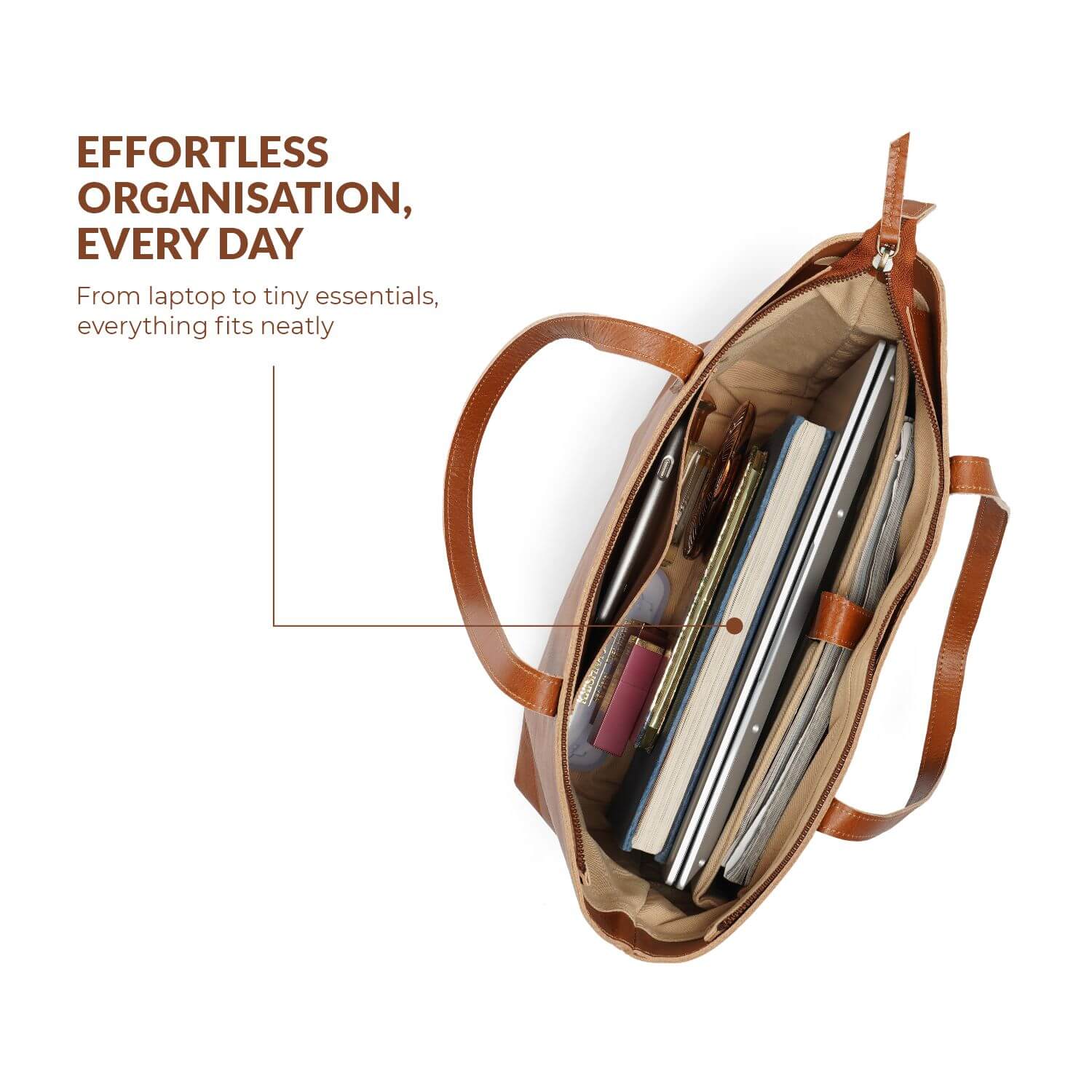 Vienna Classic Tote Bag | | Tan